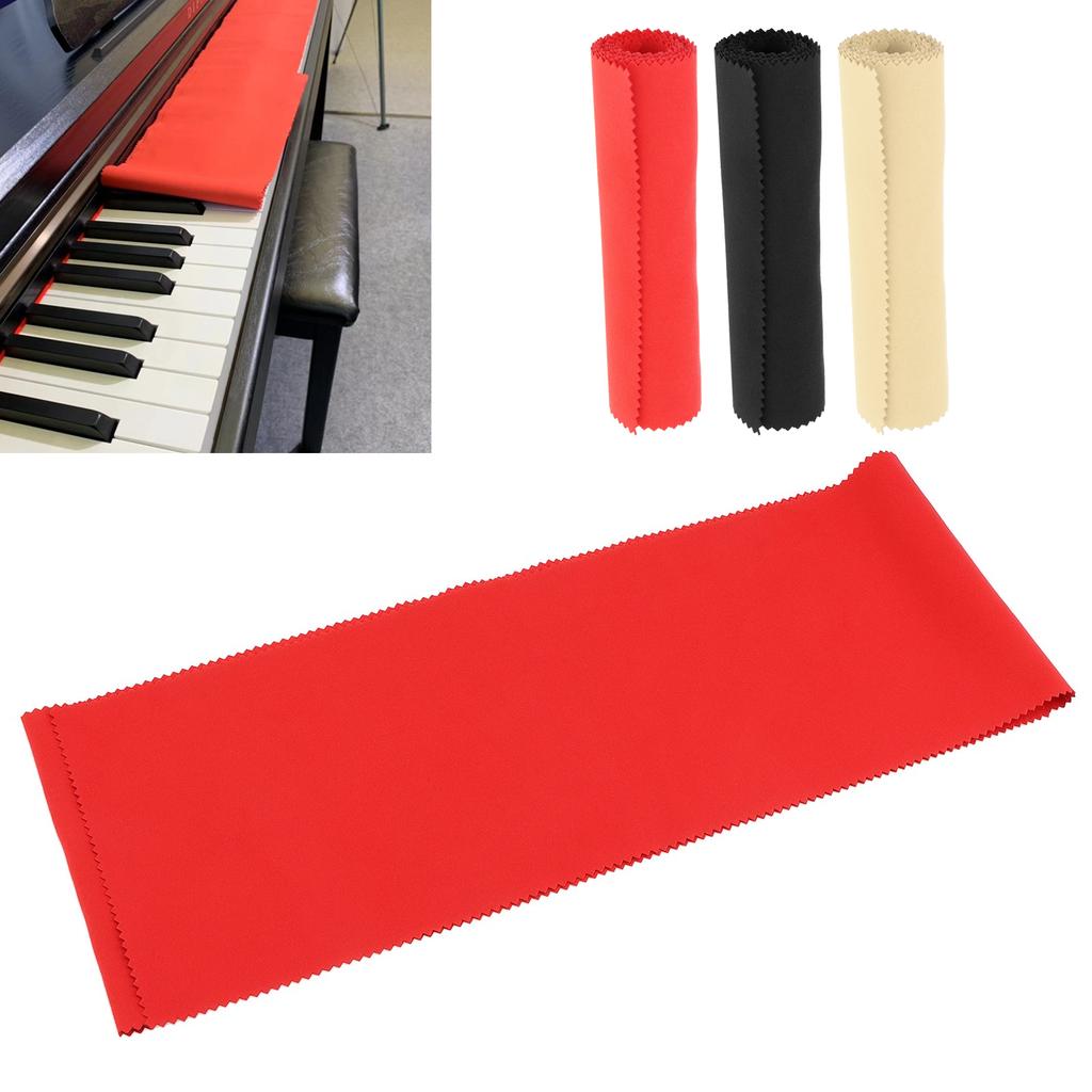 Soft Super Fine Fiber Piano Keyboard Anti-Colth Protective Cover for 88keys Piano, Electronic Keyboard, Digital Piano