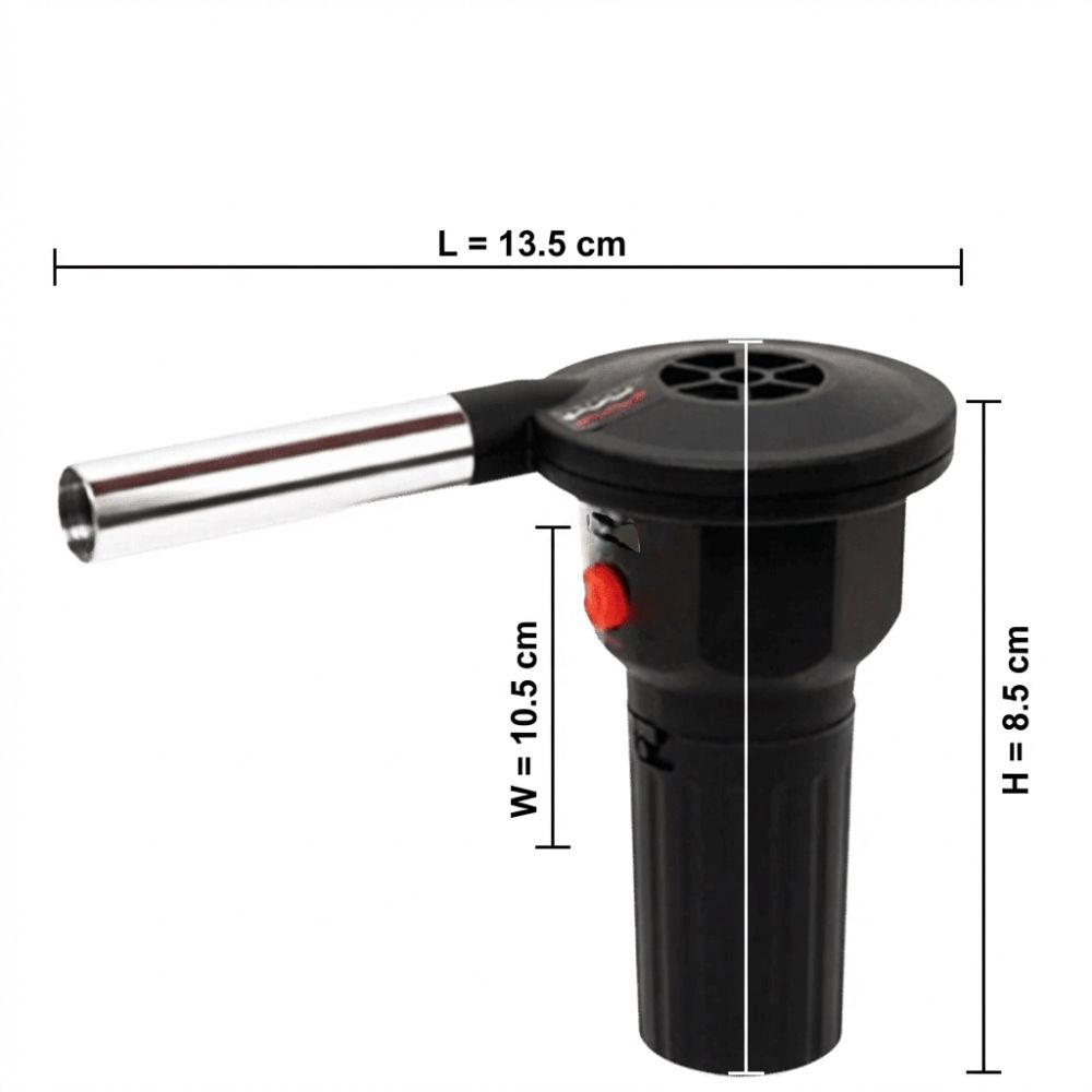 Strong Wind Power Electric Air Blower Lightweight Design Handheld Fire Starter Durable Construction Efficient Ignition