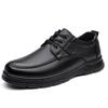 Fashion Leather Mens Oxfords Shoes Casual Wedding Dress Footwear 2025 New Men Walking Shoes Soft Flats Lace-up Formal Business Shoes