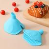 Портативный термостойкий зажим, нескользящий изоляционный зажим 2 в 1, воронка, воронка для ресторана, кухонная воронка