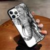 Elephant Cool Colourful Art Phone Case For iPhone 17 Air 16 15 14 13 12 11 Pro Max Max Plus Bumper Case Cover