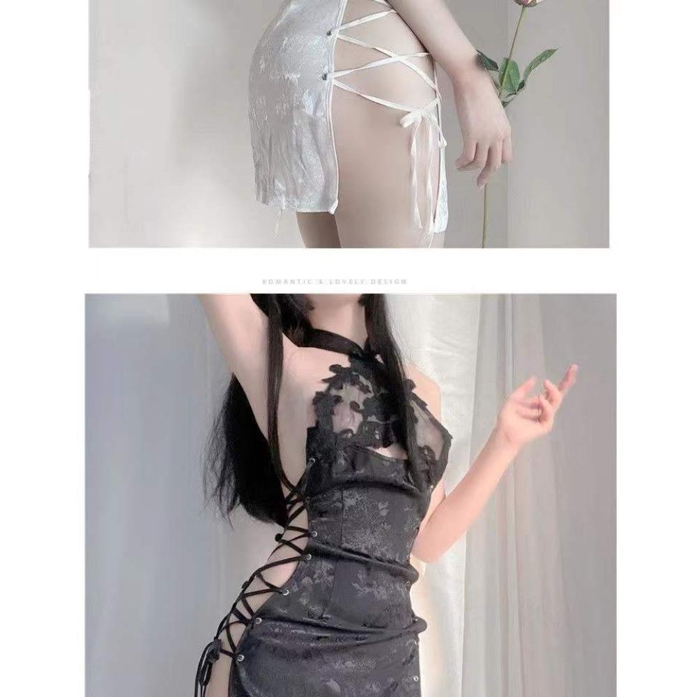 Сексуальное нижнее белье Женский антикварный ципао Соблазн Ролевые игры Сексуальная одежда Комплект униформы Оптом Дразнящий Маленькая грудь Оптом