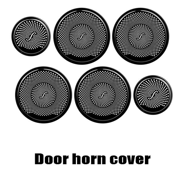 Автомобильный стереодинамик с левым рулем и правым рулем, наклейка на дверь, чехол для BMW X5 E70 F15 2008-2018, отделка из нержавеющей стали, автостайлинг, авто