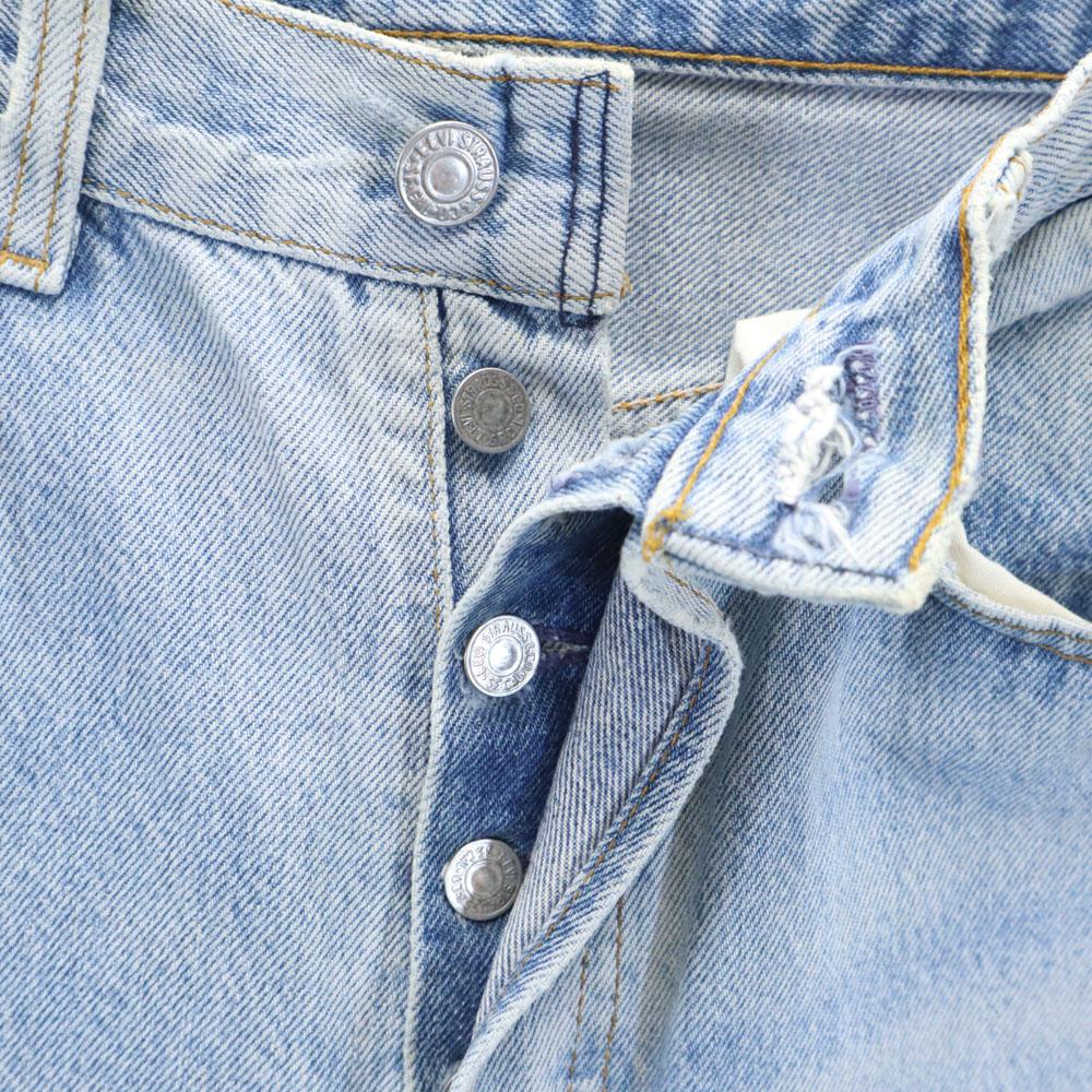 Levi's Джинсы из денима 90-х годов, сделано в США, W30, синие, на пуговицах, мужские, б/у
