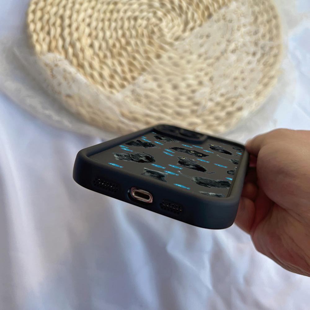 LZ8 мультяшный кот милый художественный силиконовый чехол для телефона Xiaomi 11 Lite 5G 14T Redmi 14C 13C A3 Note 12 11 9 10 13 Pro Plus противоударный задний чехол