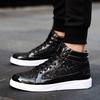 MCTIN Couples Casual Shoes for Women Sequin Platform Sneakers Men's High-tops Walking Shoes