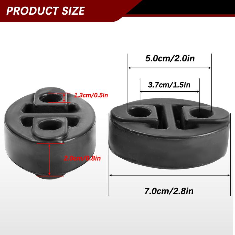 2pcs Rubber Exhaust Hangers Mounting for Lexus Toyota Aygo Vitz Yaris Peugeot 107 108 Muffler Exhaust Tail Pipe Bracket Hangers