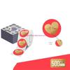 500 шт. Наклейки-сердечки ко Дню святого Валентина, самоклеящиеся этикетки для упаковки, 38 мм, декоративная наклейка ко Дню святого Валентина для свадьбы