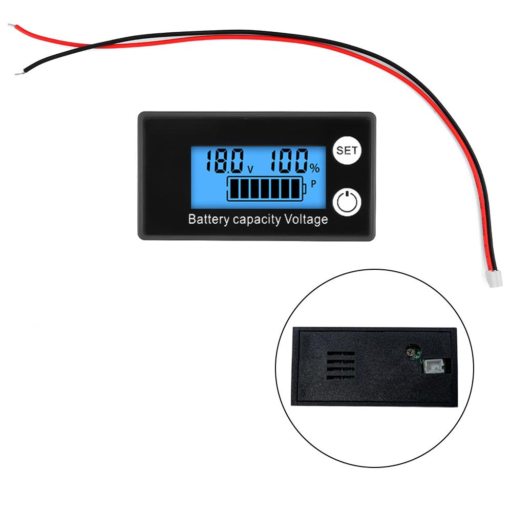 DC 8V-100V 6133A Lead Acid/Lithium Battery Capacity Indicator Car Motorcycle Voltmeter Voltage Gauge Non-waterproof Voltmeter