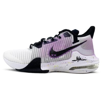Nike Air Max Impact Cushioning Low Top Basketball Shoes Men's White Purple DC3725-100(Team369-)