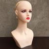 Female Mannequin Head Manikin Stable Base Smooth Wig Display Model with Shoulder for Jewelry Wigs