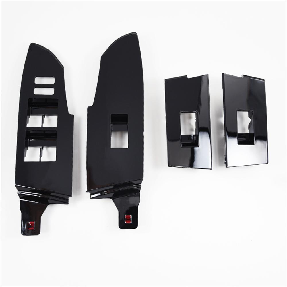 4 шт./компл. Накладка на панель переключателя стеклоподъемника автомобиля, отделка, LHD, подходит для Toyota Corolla 2014 -2018