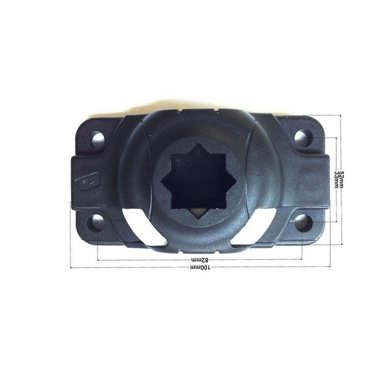Yak Outdoors YKZ-55 Черная Надувная База Клапана Навигационная Стойка Каяк Водный Яхта Лодка Аксессуары 10x5x2.5см Диаметр Верхнего Отверстия
