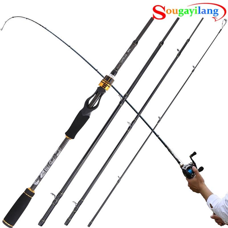 Fishing Rod 1.8M-2.7M Spinning Rod Casting Rod Portable Ultralight Fishing Pole Carbon Fishing Pole