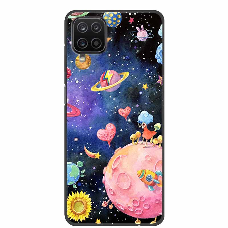 Чехол для Samsung A12 Мраморный Мягкий Силиконовый Задний Чехол для Samsung Galaxy A12 GalaxyA12 Nacho A 12 SM-A125 Чехол для Телефона Coque Fundas