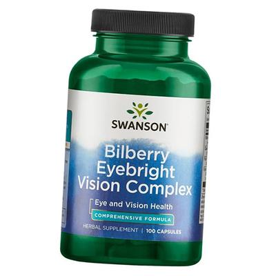 Комплекс черничной очанки для зрения, Bilberry Eyebright Vision Complex, 100капс (71280056)