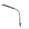 3 Colors Stepless Dimmable Double Head LED Desk Lamp 12W Desk Lamp Eye-Care Task Lamp  Study