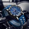LIGE Big Dial Watch Men Fashion Business Watch Men Military Silicone Sports Waterproof Quartz Chronograph Relogios Masculino+Box