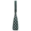 MLB New York Yankees Couple Fashion Casual Vintage Classic Interwoven Letter Faux Leather Tote Bag Unisex bags Dark-Green 3ABQS102N-50GND