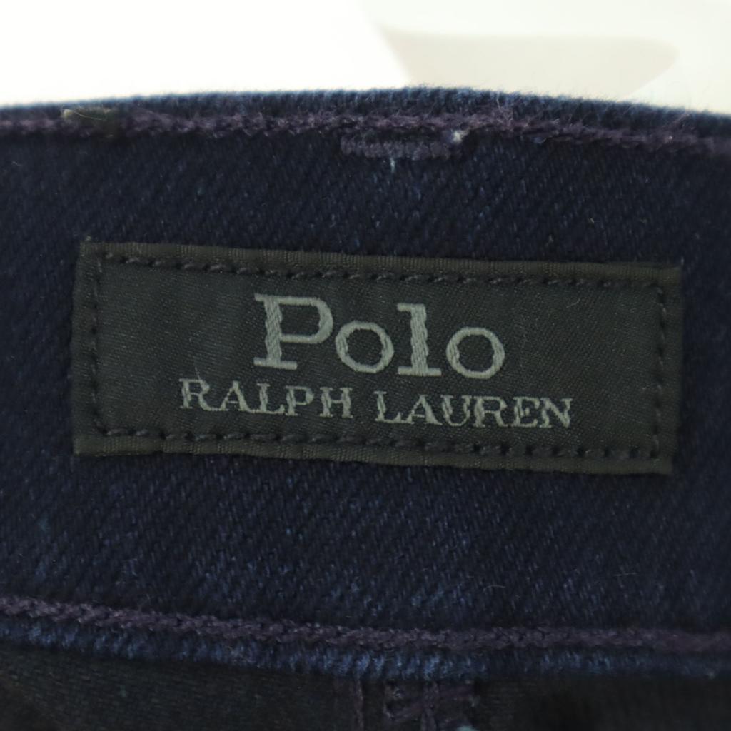 POLO RALPH LAUREN Midi length Denim skirt 2 Navy system Women Used