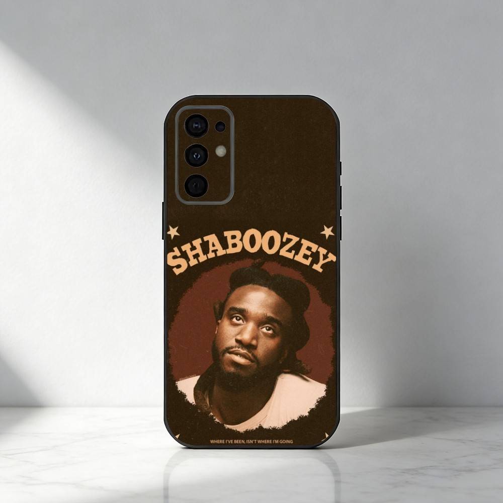Чехол для телефона Singer S-Shaboozey для Samsung S25,S24,S21,S22,S23,S30,Ultra,S20,Plus,Fe,Note,5G Черный
