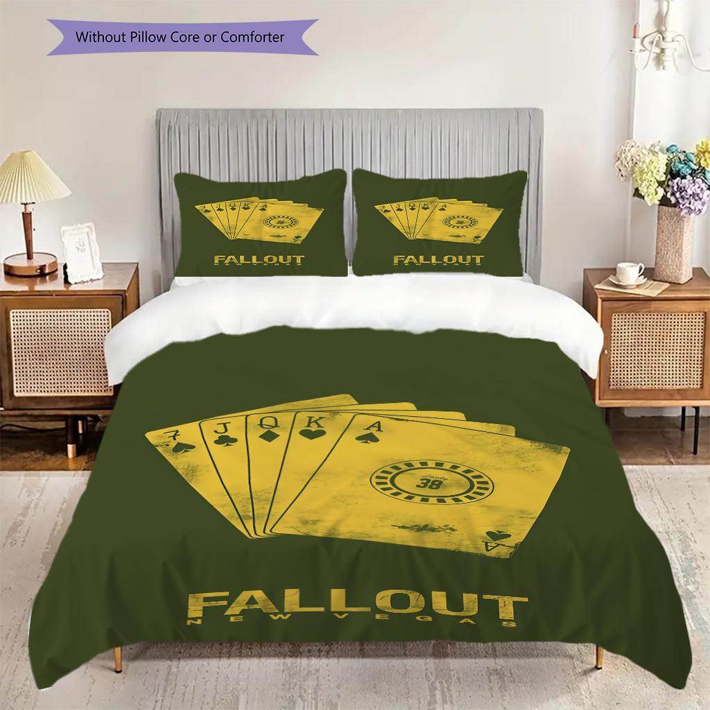 Fallout 3 Vaulttec Files Threepiece Set 1 Duvet Cover 2 Pillowcase Without Core Duvet Cover And Pillowcase Christmas Birthday Gift