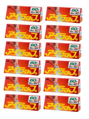Пластиковые пакеты Iwatani Materials Air Wrap для домашнего использования 60 штук x 12 наборов 25 x 35 см Пакеты для приготовления пищи для использования в микроволновой печи и горячей воде Прибл.
