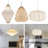 Nordic Creative Paper Origami Lantern Shade Hanging Lamp Cover Folding Pendant Light Shade for Living Room Chandelier Art Decor