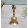 5 дюймов Nandi Design Brass Pooja Hand Bell, Ghanti для Pooja Aarti, Brass Temple Bell, Подвесные колокольчики для домашнего храма, Последние