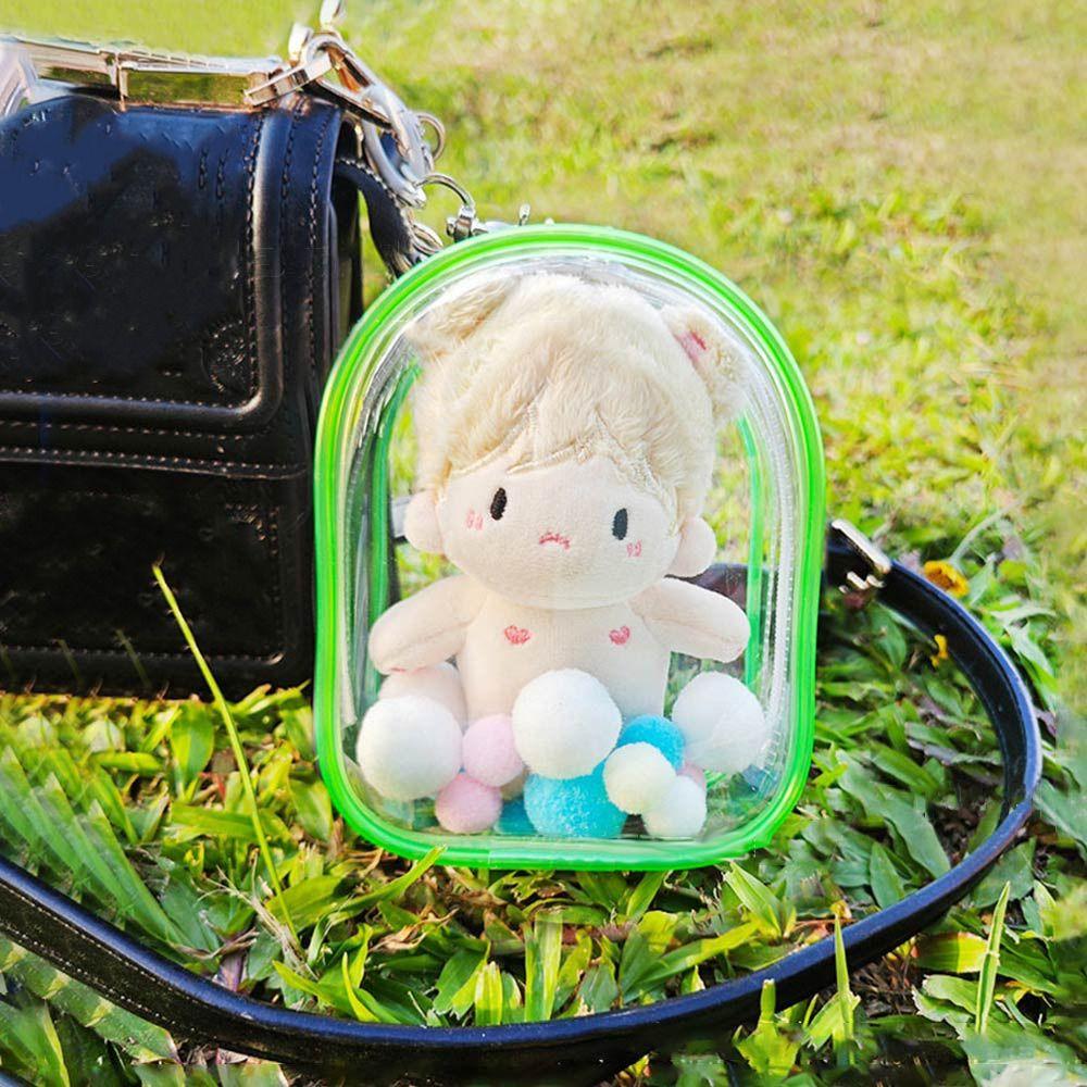 Clear Transparent Outdoor Bag 10cm Doll Doll Display Box New Style Storage Case  Garage Kits