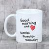 Danish Swedish Farmdog - cup with a dog, personalized cup with a print, a classic gift for everyone from the Art-Dog brand