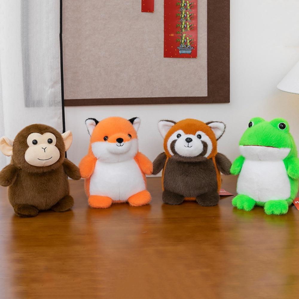 Raccoon Little Animal Plush Toy Lion Panda Plush Doll Stuffed Animals Doll  Kids Holiday Gifts