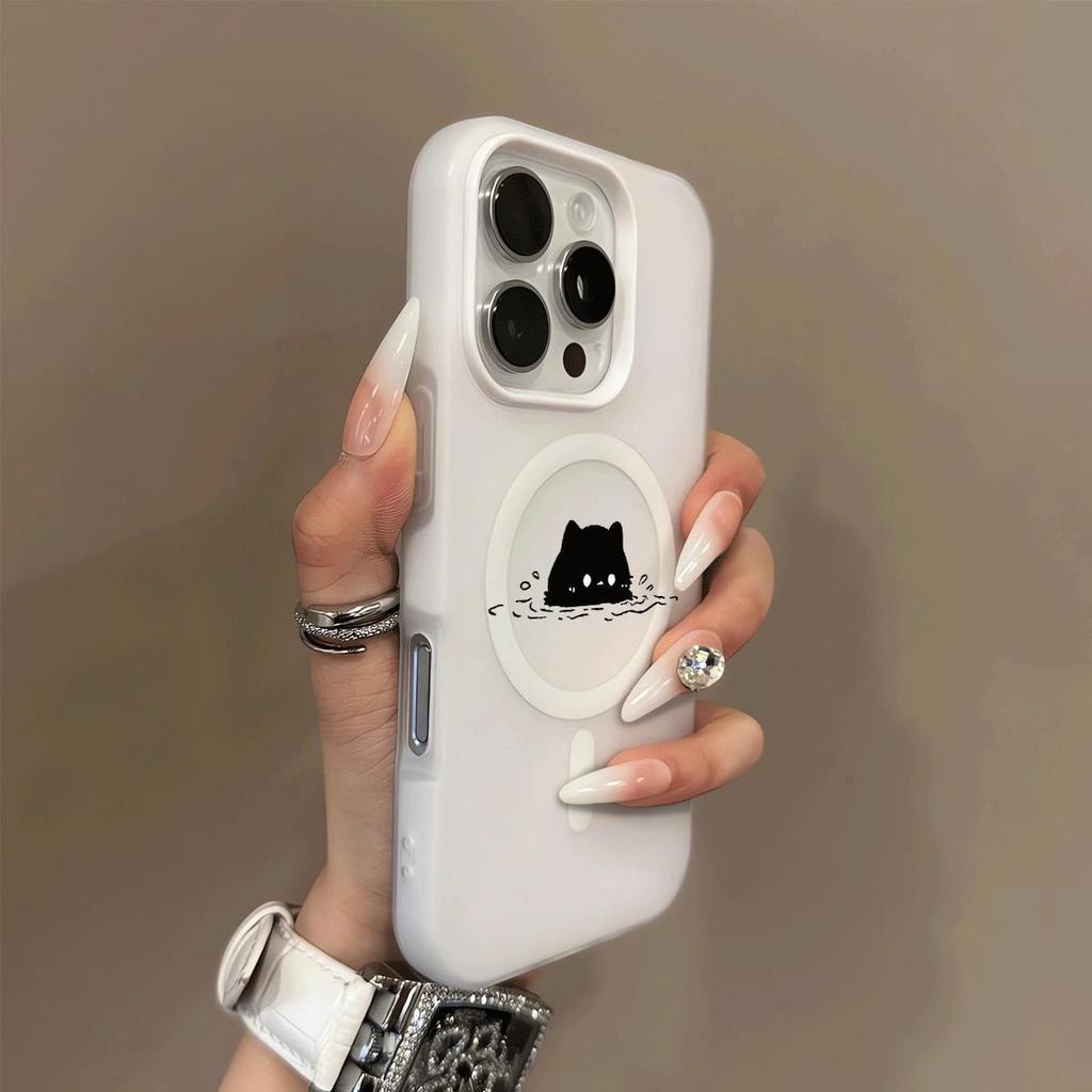 Магнитный Желейный Чехол-Книжка Два в Одном для Мобильного Телефона Iphone14promax для Apple Мобильного Телефона Защитный Чехол Силиконовый Двухслойный