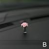 Автомобильные мини-украшения для деревьев, центральная консоль, автомобильные зеленые растения, аксессуары, имитация цветочного украшения, милый подарок для девочек
