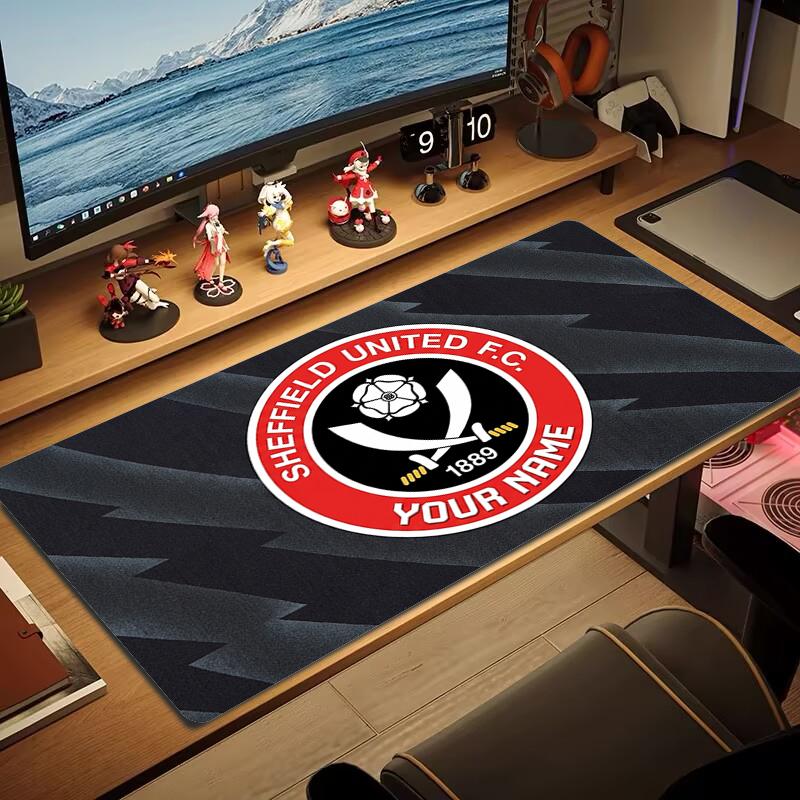 Custom Name sheffield wednesday Mouse Pad Large Gaming Table Cushion Non-slip Laptop Tablet Big Mousepad XXL Mat Mini PC Playmat With Lock edge_XIA