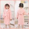 Soft Flannel Robes Clothes Thickened Children's Nightgown High Quality Kids Bathrobe  Winter