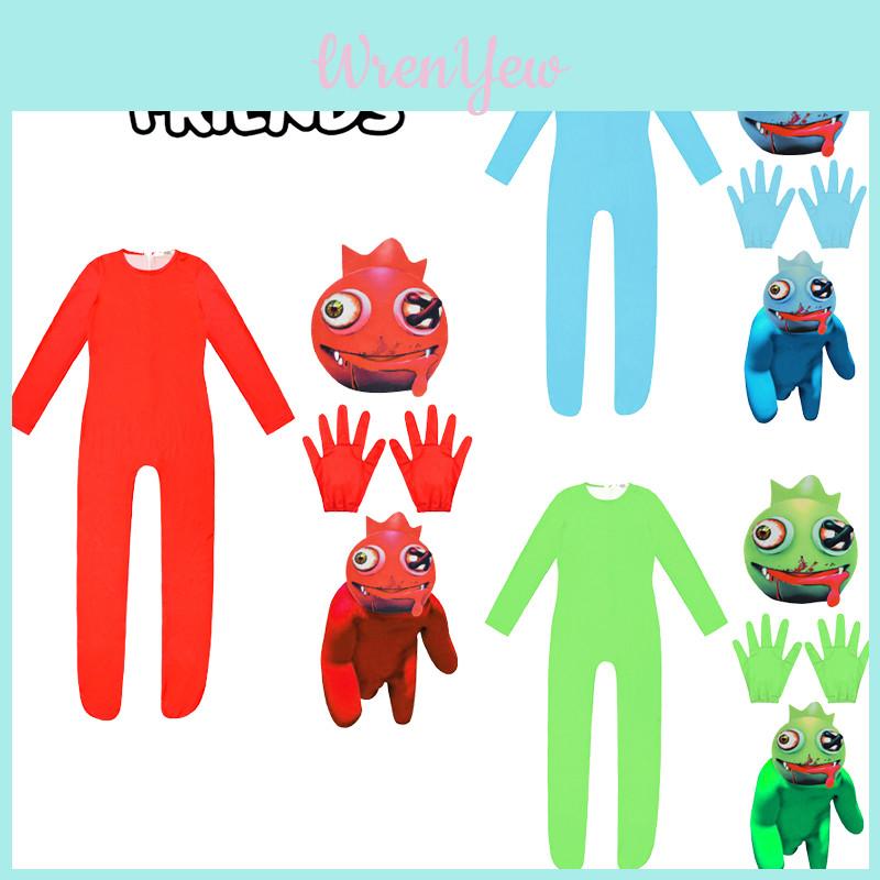 Красочный Косплей Костюм Roblox Rainbow Friends Для Детей На Хэллоуин