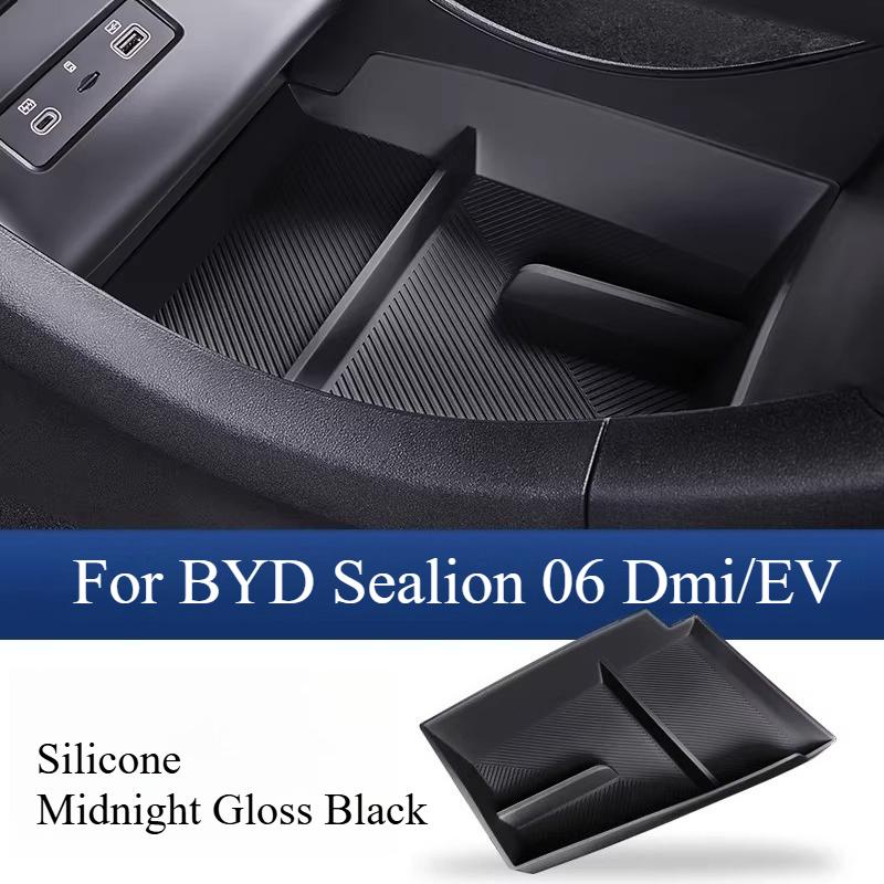 For BYD Sealion 06 Dmi/EV Central Control Lower Silicone Storage Box Automobiles Storage Box Interior Supplies Accessories