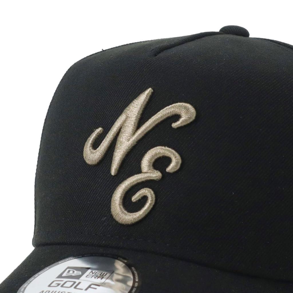 [New Era] Кепка для гольфа New Era 9FORTY A-Frame 14700183 NER36G9673 Черный FREE Логотип из архива Классическая NE Эксклюзив ONSPOTZ Мужская Женская Шляпа 9FORTY A-Frame