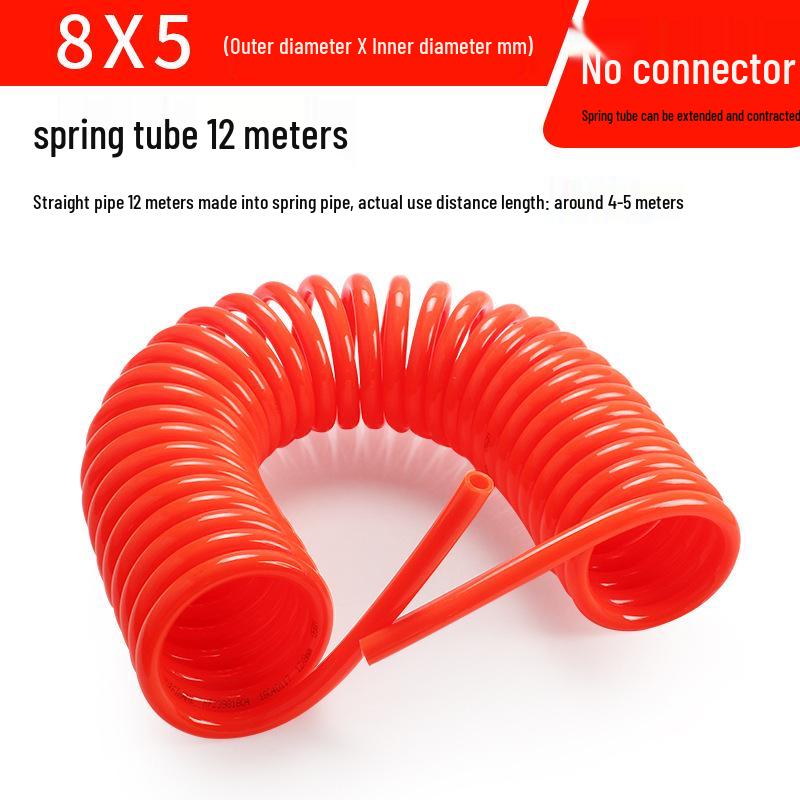 High-Pressure Retractable Air Hose with Quick Couplings