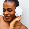 Bohemia Exaggerated Large Fluffy Fabric Flower Drop Earrings for Women Trended Elegant Lepaste Y2K Jewelry Wed Accessories Gift