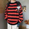 New Autumn Winter Casual Loose Sweater Pullovers Striped Jumper Warm Sweaters