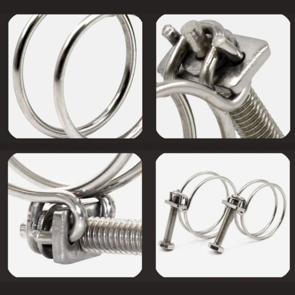 1 шт., двойной проволочный хомут, набор в ассортименте, обруч, зажим для трубы, топливная трубка, водопровод, вентиляционная труба