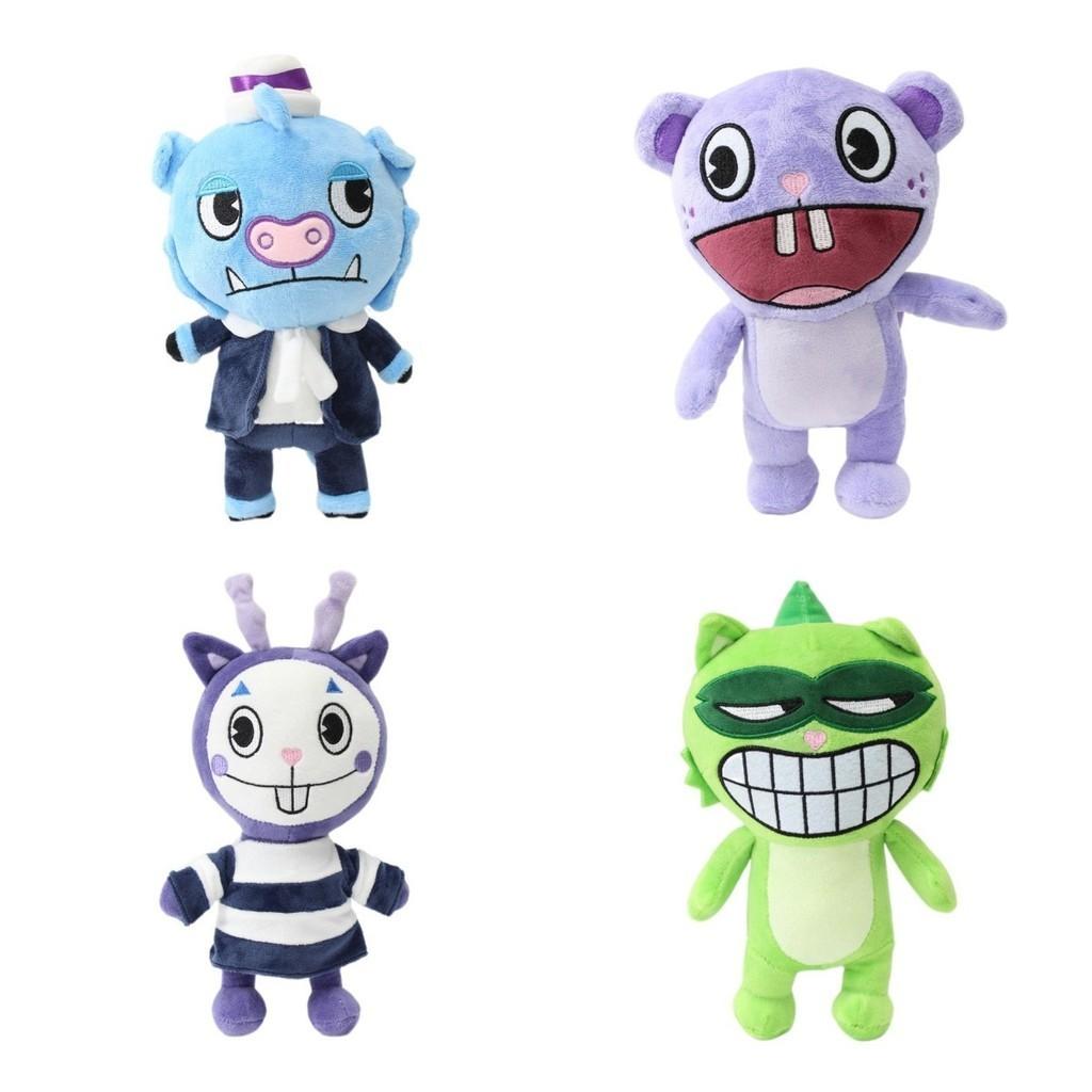 Очаровательная плюшевая игрушка Флиппи, ультрамягкий короткий плюш, военный медведь, Happy Tree Friends