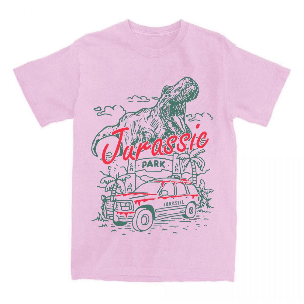 Jurassic World Rebirth T-shirt Cotton Summer Short Sleeve Tshirts Casual Loose Movie Printing T Shirt O-neck Soft Women Clothing