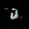20pcs Plastic PPR Clamp Holder For Water Pipe Tube Fittings With Cover Diameter 16mm 20mm 25mm 32mm