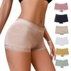 Sexy Soft Ice Silk Panties for Women Thin Breathable Mid-waist Pure Cotton Crotch Quick-drying Large Size Ladies Breathable Panties Hip Wrap