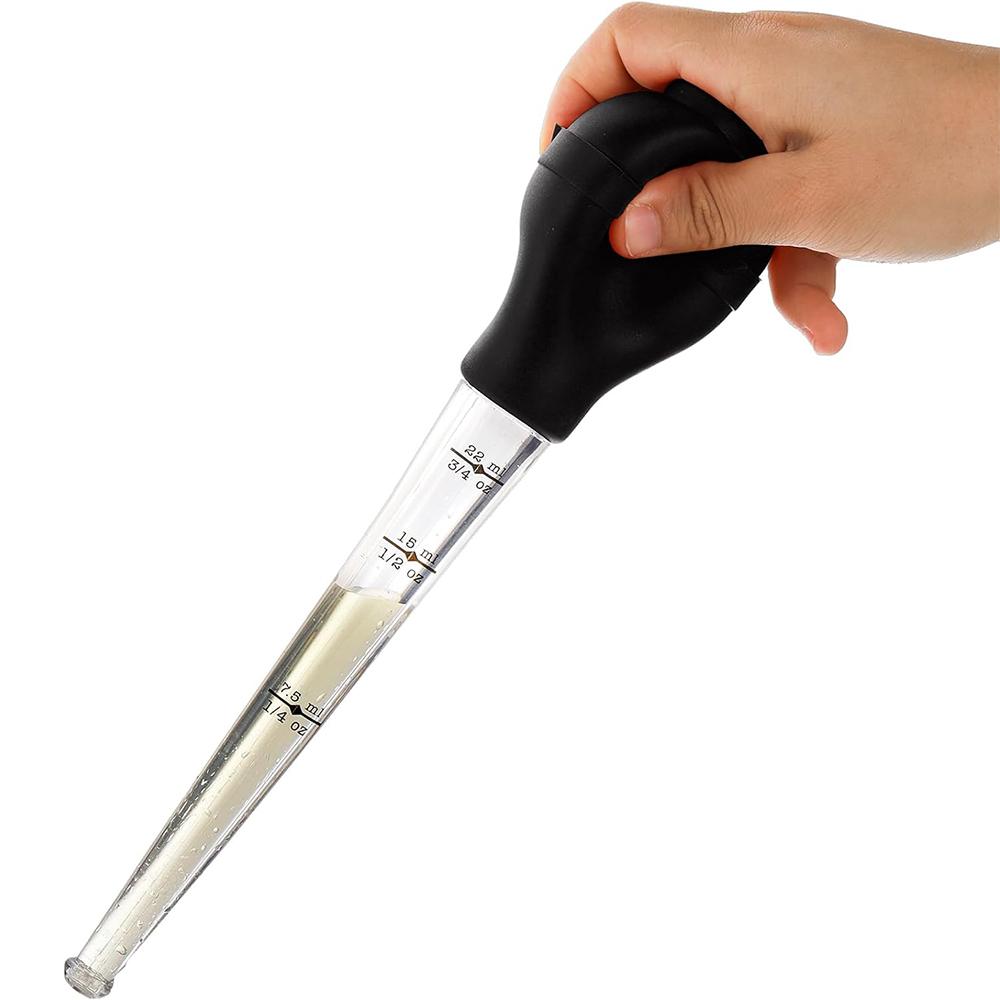 2 Sets Turkey Baster Food Grade Baster Syringe Set for Cooking & Basting