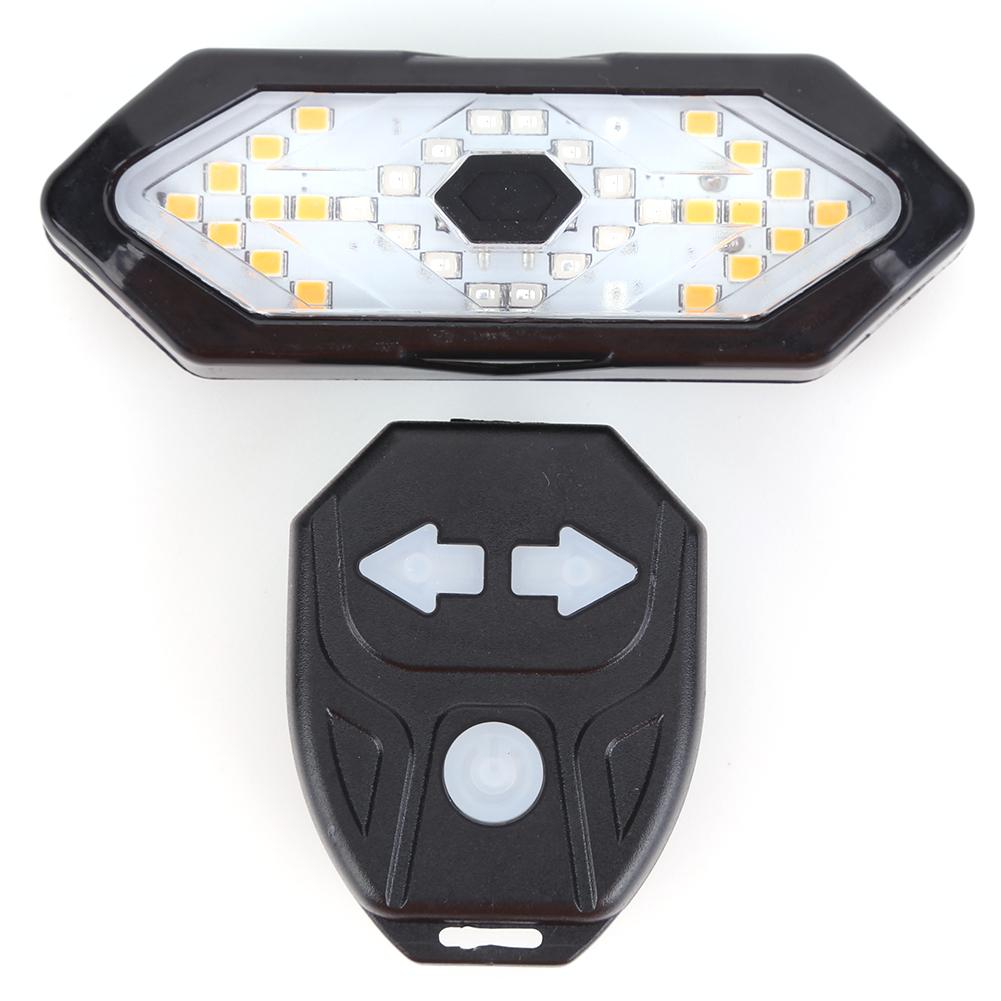 Умные задние фонари для самоката Беспроводное дистанционное управление Поворотник Сигнальный свет Micro USB Перезаряжаемый Водонепроницаемый для M365 Pro 2 MI 4