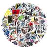 Gundam Sticker Set 50 Pieces Robot Action Figure Robot Sticker Pack Suitable for Laptop Bicycle Helmet Etc.